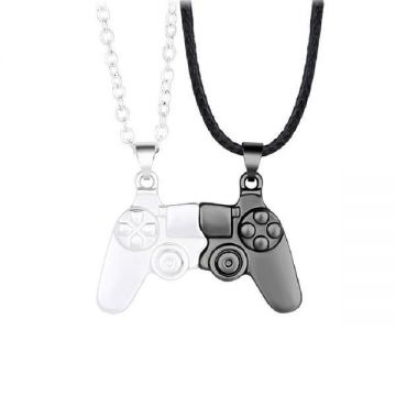 Set 2 lantisoare cu magnet pandantiv maneta gaming, Oem