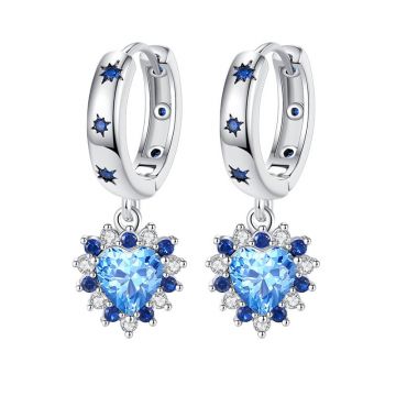 Cercei argint 925, JW591, model elegant, placati cu rodiu