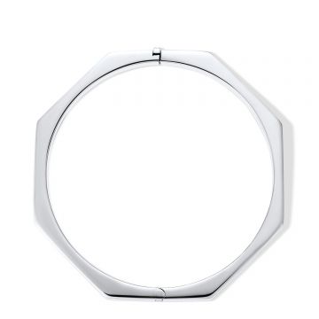 Bratara din argint Simple Hexagon