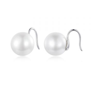 Cercei din argint Big Rare Pearls