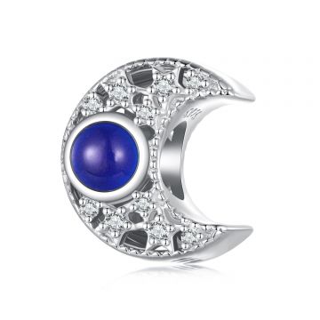 Talisman din argint Chameleon Half Moon