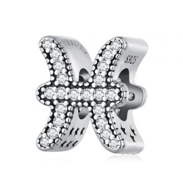 Talisman din argint Shiny Pisces