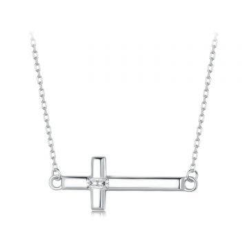 Colier din argint Faithful Cross