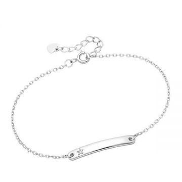 Bratara din argint 925 Silver Star cu steluta din zirconiu, reglabila