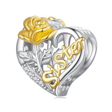 Talisman din argint Gold Sister