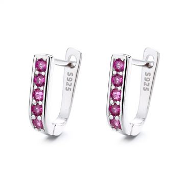 Cercei argint 925, JW813, model elegant, placati cu rodiu