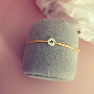 Bratara Diamant Banut Steluta aur galben 14K