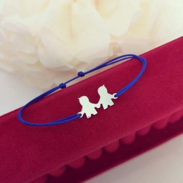 Bratara argint personalizata 2 frati   prieteni