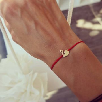Bratara snur Lebada, Aur Galben 14K
