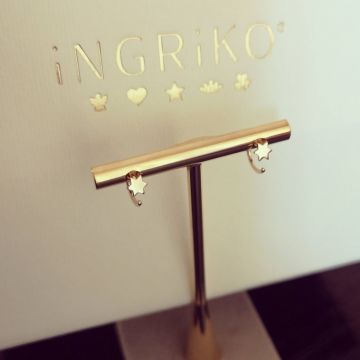Cercei aur galben Mini Stele