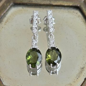 Cercei argint moldavit