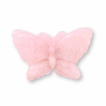 Figurina Fluture din Cuart Roz Natural, 5 cm - Incurajeaza Iubirea de Sine si Armonia Emotionala