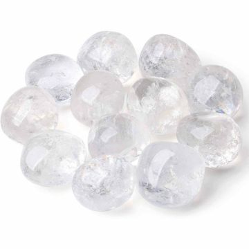Piatra rulata din Cuart Transparent Natural - Claritate si Energie, 2-3 cm