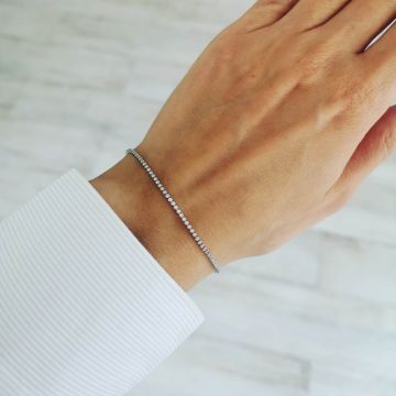 Bratara tennis Argint, cubic zirconia