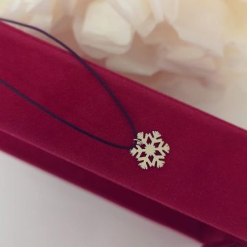 Pandantiv Fulg, Aur Galben 14K