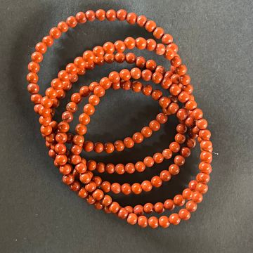Bratara jasp rosu 4 mm