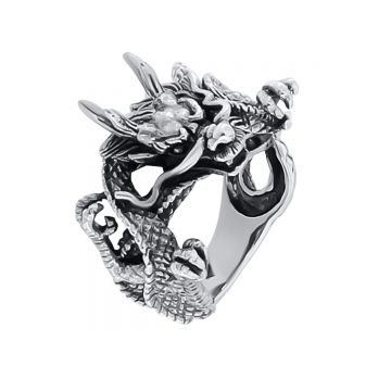 Inel din argint dragon