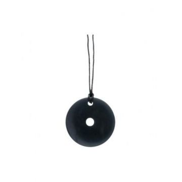 Pandantiv piatra pi din shungit DONUT 3.5 cm