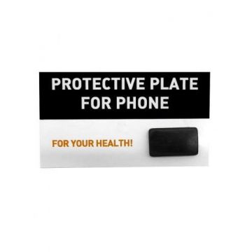 Placă de protecție adezivă din Shungit pentru telefon mobil