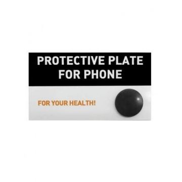 Placă de protecție adezivă din Shungit pentru telefon mobil - model ROUND
