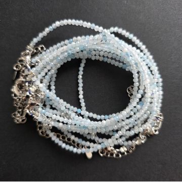 Bratara Acvamarin 2 mm