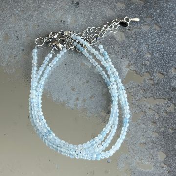 Bratara Acvamarin 2 mm