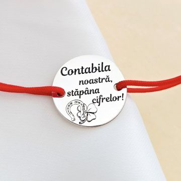 Bratara contabila noastra - Argint 925 - Snur reglabil