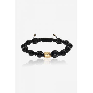 Bratara Gold Handcrafted Bead 14k