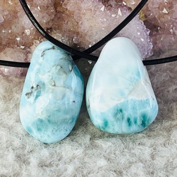 Colier pandantiv larimar DROP