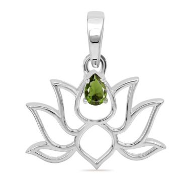Pandantiv moldavit Lotus