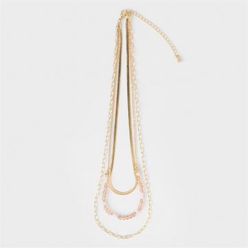 Colier Maya  - Argintiu Albastru