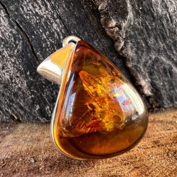 Pandantiv argint cu chihlimbar Amber8