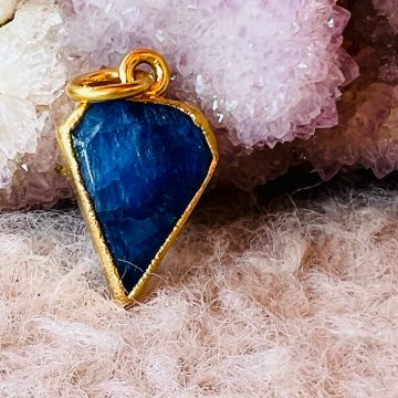 Pandantiv safir DIAMOND, piatra lunii septembrie, birthstone