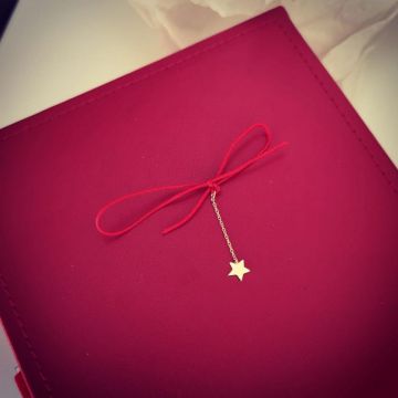 Prelungire cercel- Stea, Aur galben 14K
