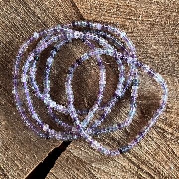 Bratara discuri 4mm fluorit