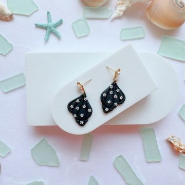 Cercei - Glamour Shells - Negru