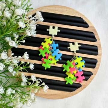 Cercei - Neon Puzzle - Multicolor