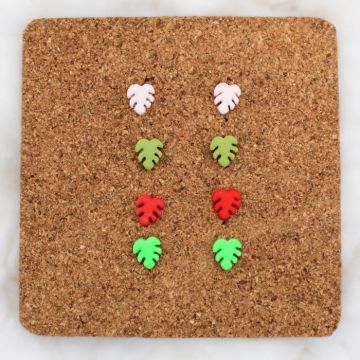 Cercei - Set Monstera - Multicolor