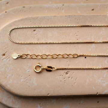 Lant BOX Argint 925 Placat cu Aur 18K