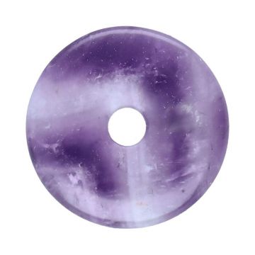 Pandantiv ametist piatra pi donut L