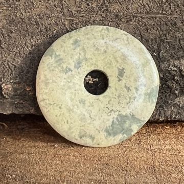 Pandantiv donut piatra pi serpentin