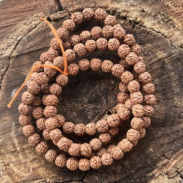 Sirag margele pietre semipretioase sfere RUDRAKSHA 80 cm
