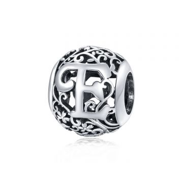 Talisman din argint Alphabet Letter E
