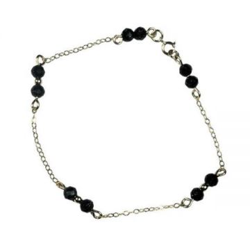 Bratara Aur 14k Gold Filled, Gresie Albastra