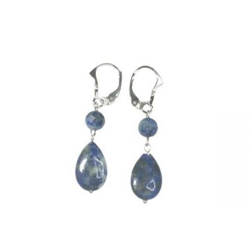 Cercei Argint 925, Lapis Lazuli