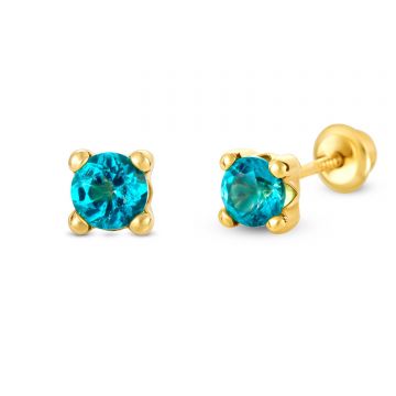 Cercei din aur 14K Small Email Stud