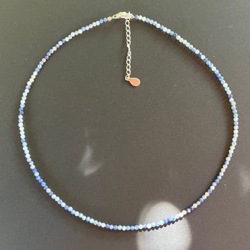 Colier aventurin albastru Luma #45