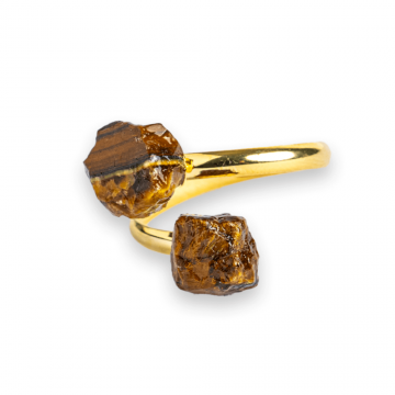 Inelul increderii ,   Dublu Ochi de tigru pentru curaj si putere interioara