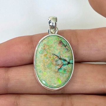 Pandantiv opal din argint | Model 4
