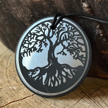 Pandantiv shungit Tree of Life 5 cm